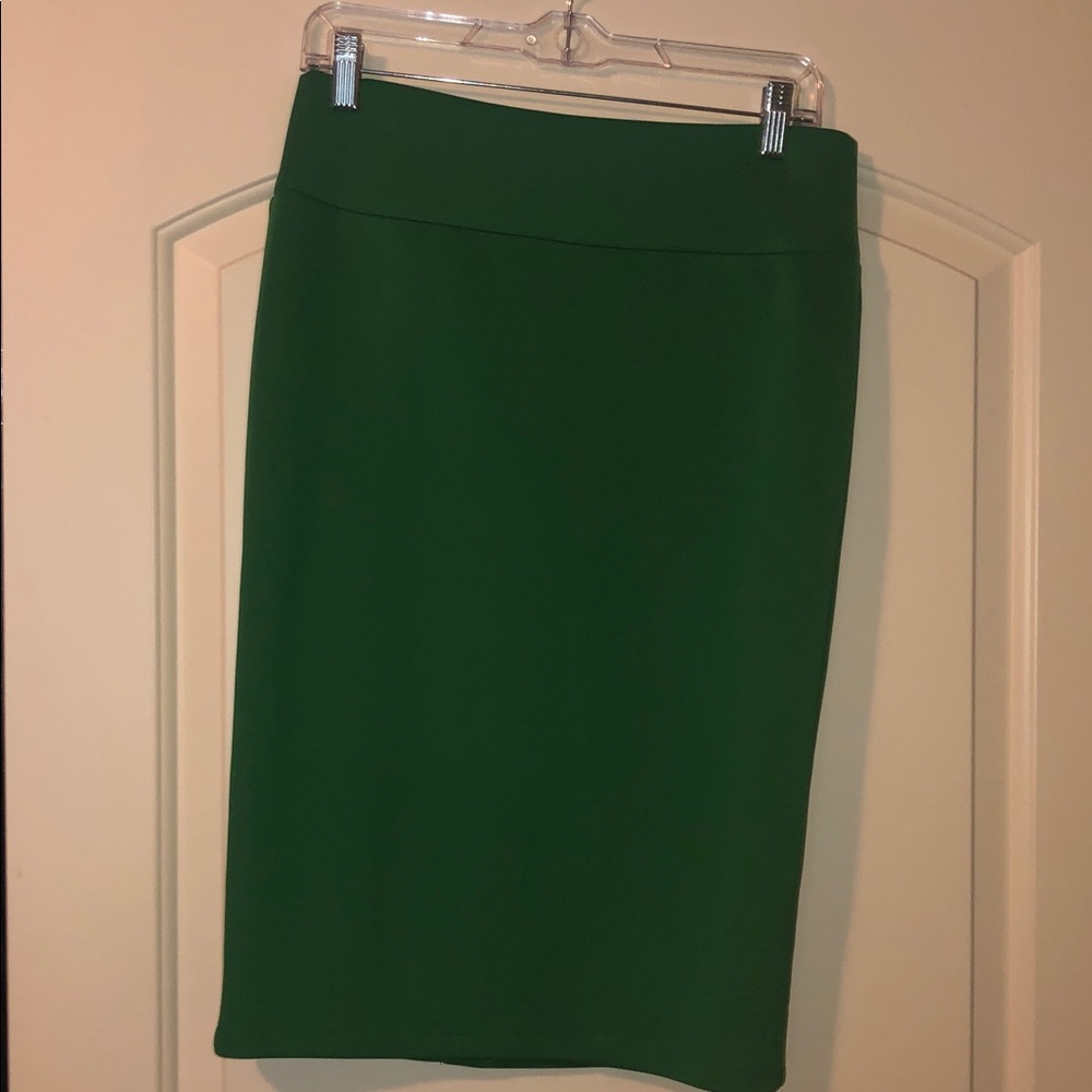 INC International Concepts Emerald Green Pencil Skirt